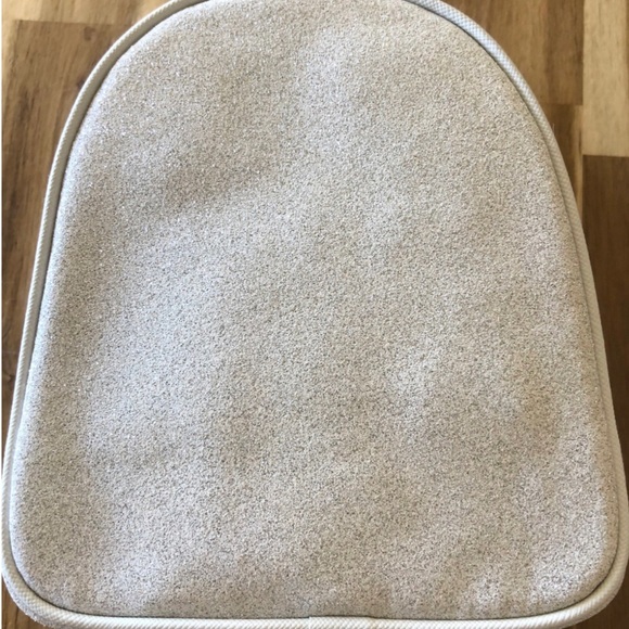 Bath & Body Works Crowned Polar Bear Silver Glitter Cosmetic mini Bag - Picture 4 of 4